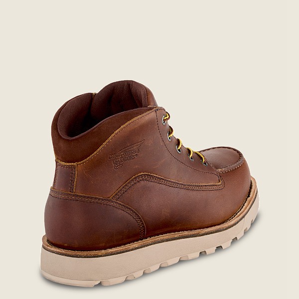 Bottes de Travail Red Wing - Traction Tred Lite - Waterproof Soft Toe Chukka - Marron - Homme 459ETL